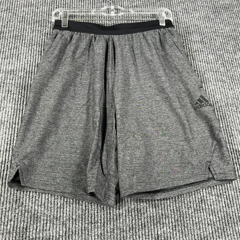 Adidas Shorts Mens Small Gray Axis 3.0 Active Casual Gym Workout Run Lift New
